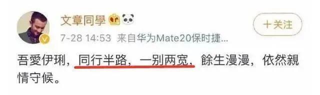 汪峰和章子怡的离婚文案，到底有多讲究？