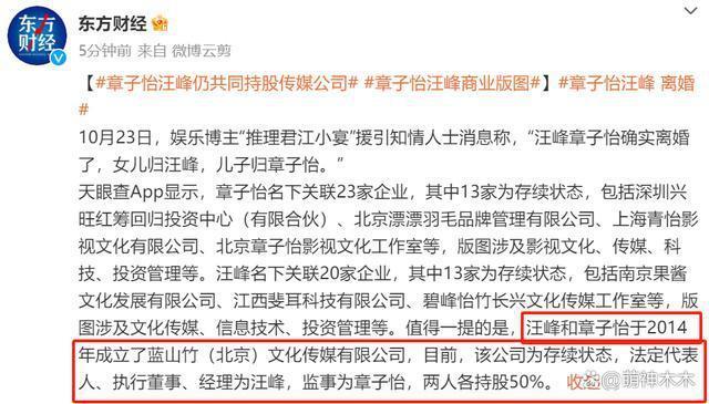 章子怡汪峰离婚升级！同框互不理睬，前妻呼吁别影响孩子