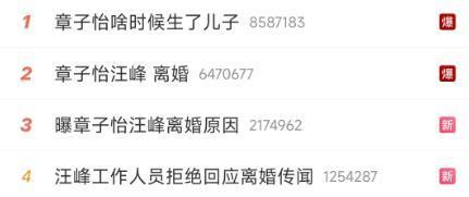 汪峰章子怡官宣离婚，前妻葛荟婕回应亮了！万万没想到啊