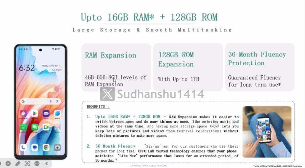 OPPO A79 5G 手机曝光：天玑 6020 处理器   6.72 英寸 LCD 屏幕