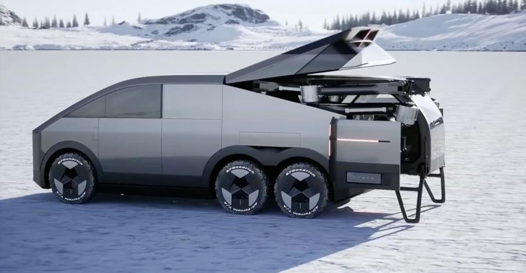 小鹏展示概念飞行汽车“陆地航母”：搭载增程动力，6×6 全轮驱动