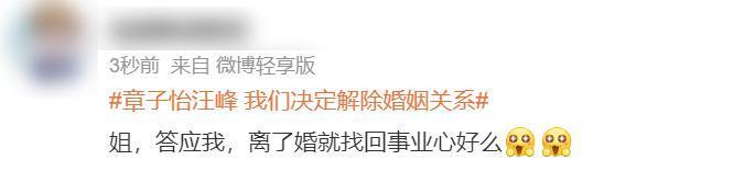 章子怡果然离婚了