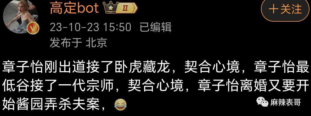 结婚和离婚都让人意外的章子怡