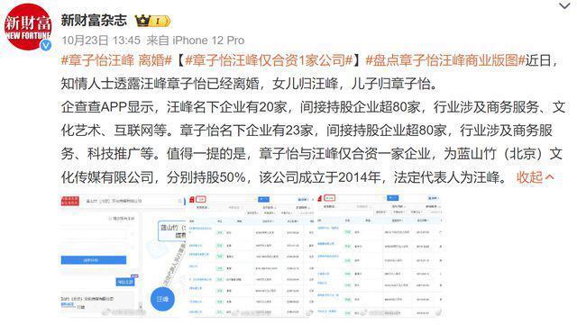 章子怡维护汪峰！否认汪峰爱赌不顾家，辟谣分割35亿财产