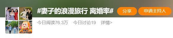 不是吧！又又又又离婚了？