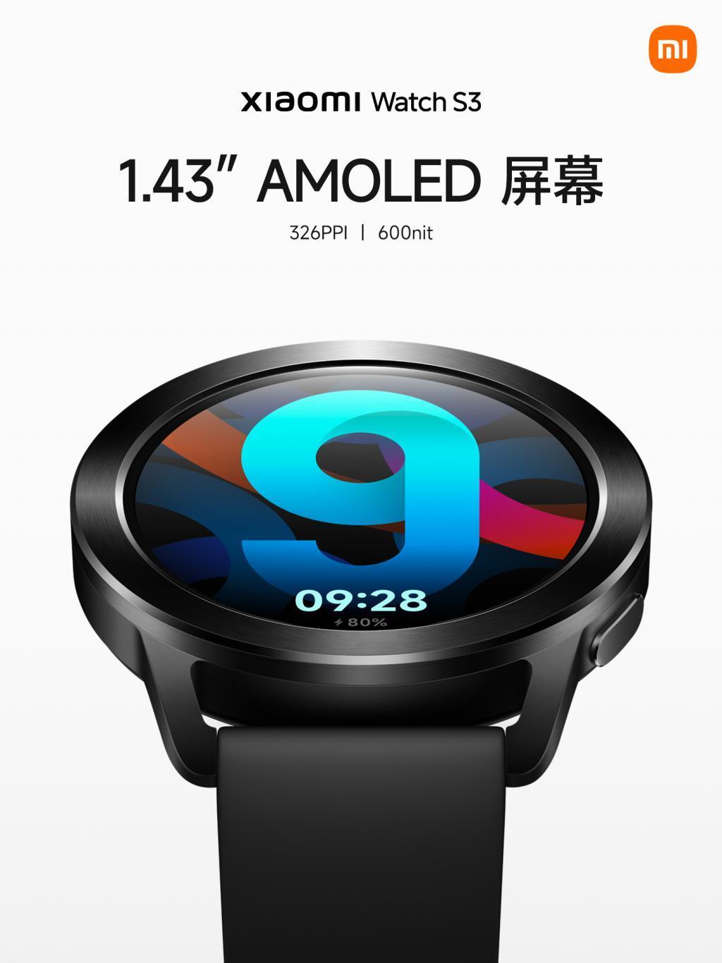 小米手表 S3 发布：百变表圈随心拆换，可选 eSIM，售价 799 元起
