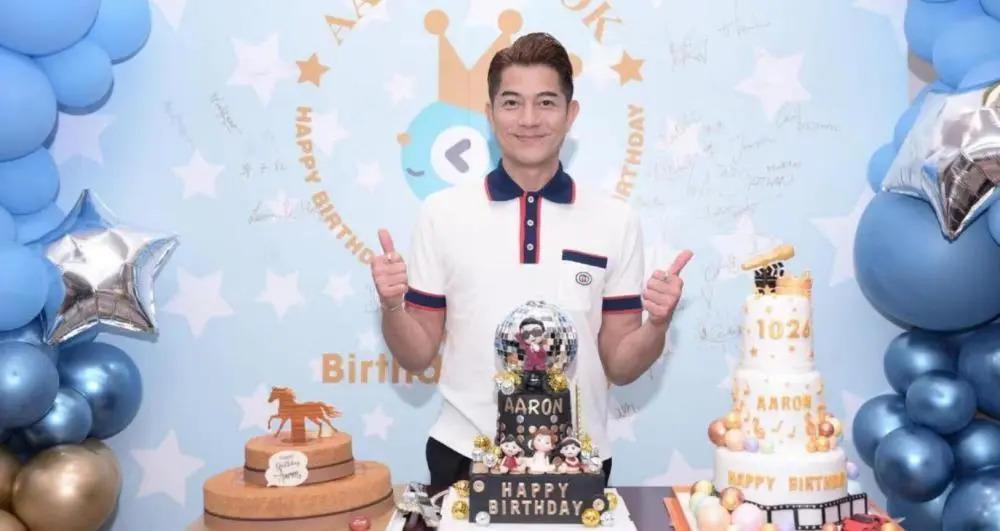 方媛晒全家福为郭富城庆生，两女儿正脸出镜