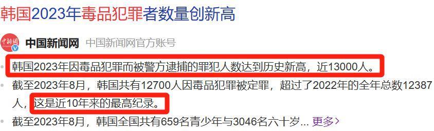 韩国为什么那么多吸毒的？