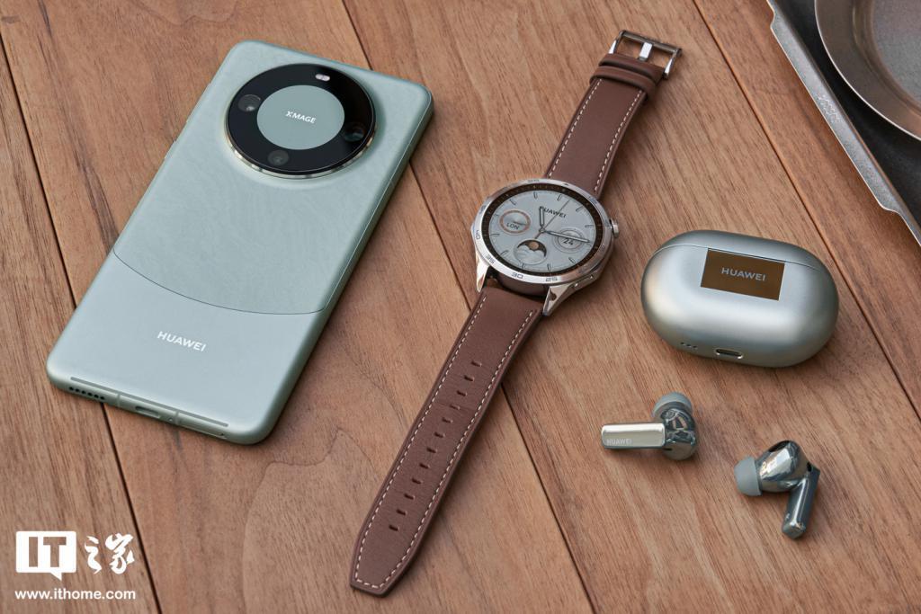 华为运动健康全家桶图赏：Mate60 Pro、WATCH GT4、Freebuds Pro3