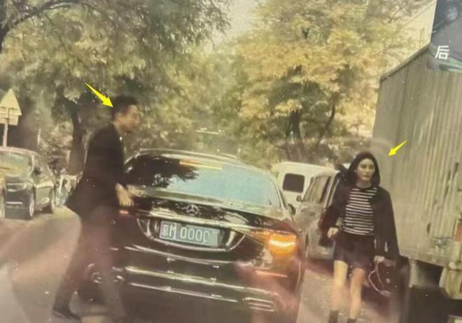 汪小菲约会美女被拍 疑发生交通事故下车理论