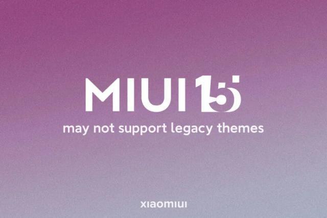 消息称小米 MIUI 15 不再支持旧主题