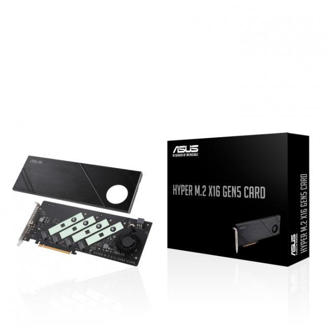 华硕公布 Hyper M.2 x16 Gen5 扩展卡，可安装四个 SSD