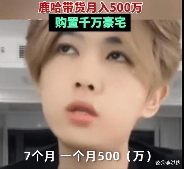 撞脸鹿晗就成了摇钱树？鹿哈七个月赚3500万，还签约翻版王一博