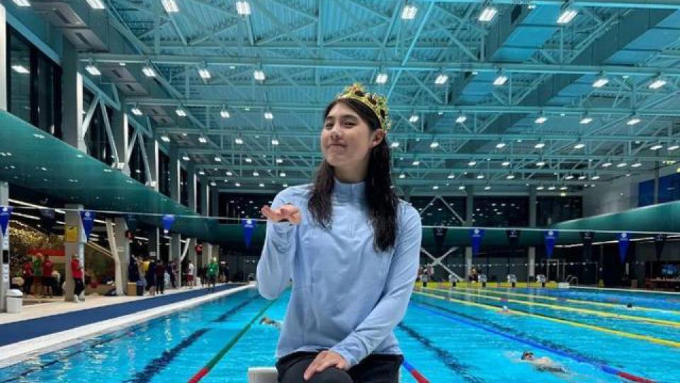 3连冠！张雨霏晒图：这还怪好看嘞