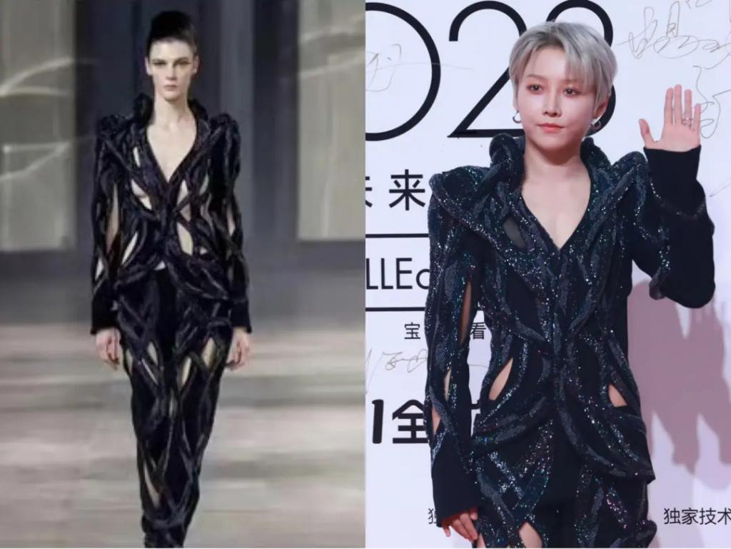 模仿人家穿黄袍，她还是太嫩了