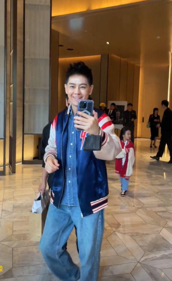 林志颖带妻子陈若仪现身成团夜，长胖十几斤更帅