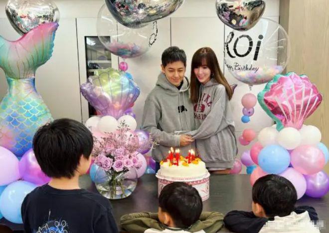 林志颖带妻子陈若仪现身成团夜，长胖十几斤更帅