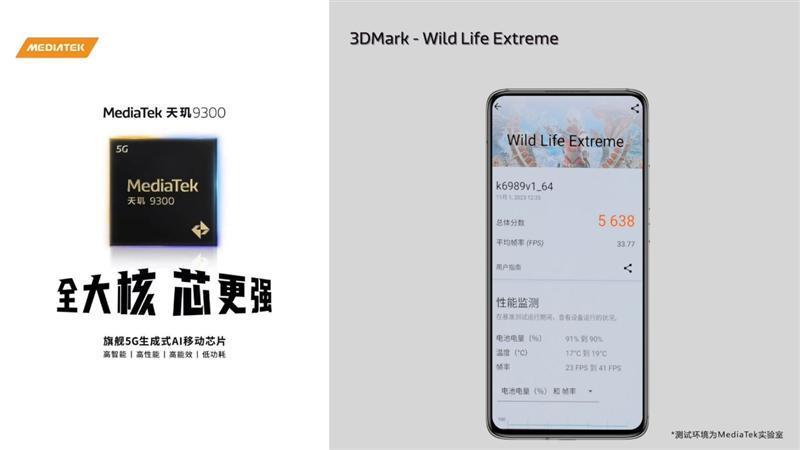 联发科天玑9300官方跑分:CPU全大核勇破纪录!GPU光追遥遥领先