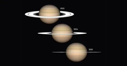 由于视觉差，土星环 2025 年将“消失”一段时间