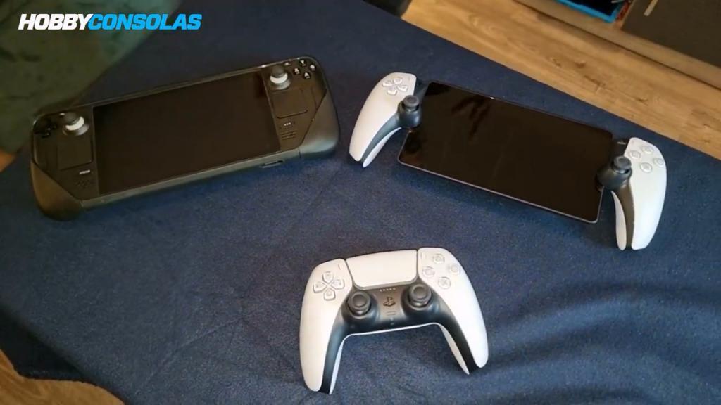 索尼 PlayStation Portal 串流掌机开箱，并对比 Steam Deck 掌机
