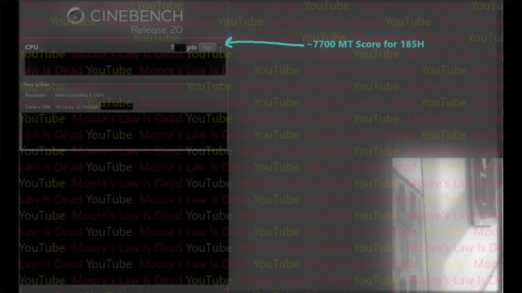 主打更低功耗，英特尔 Core Ultra 9 185H 处理器跑分曝光