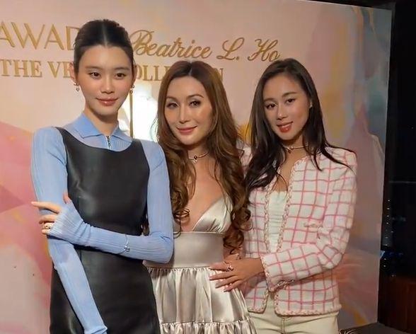 奚梦瑶何超欣出席活动与何锶珩同框合照，何超琼何超凤低调亮相