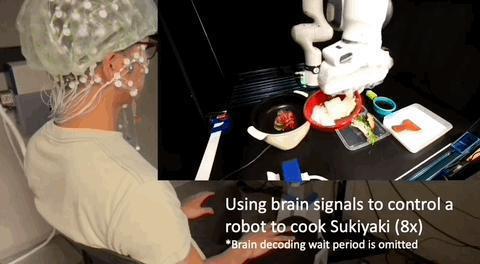 意念操纵机器人成真，李飞飞团队打造，做家务玩游戏样样能行