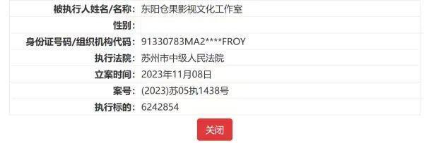 她怎么了？“酒窝女神”被执行624万元