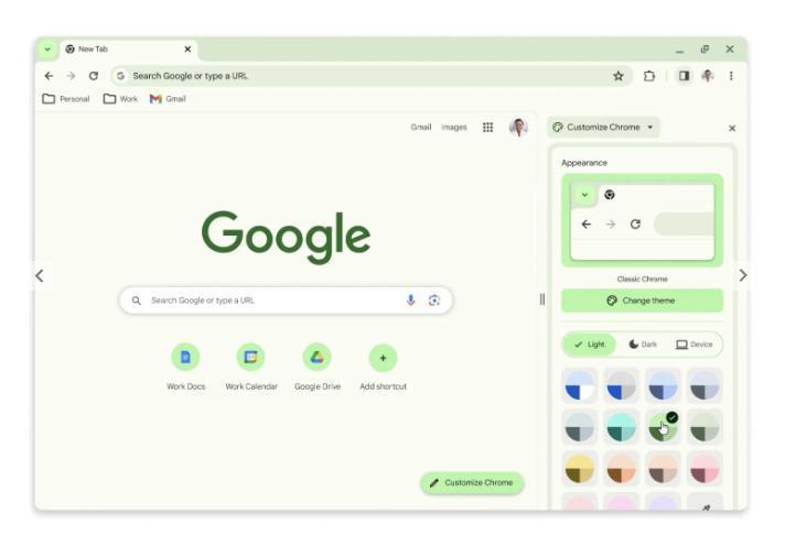 谷歌Chrome浏览器Material You设计已广泛推出，增加众多圆角元素