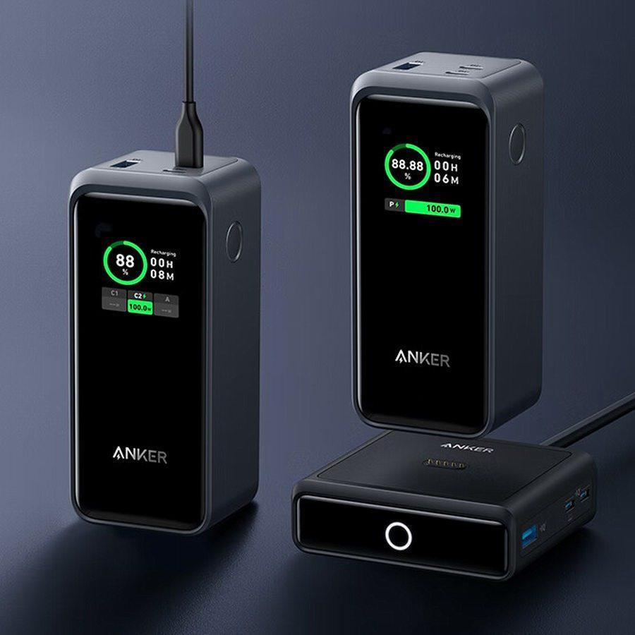 200W输出，磁吸底座放下即充，AnkerPrime 20000毫安充电宝强悍登场