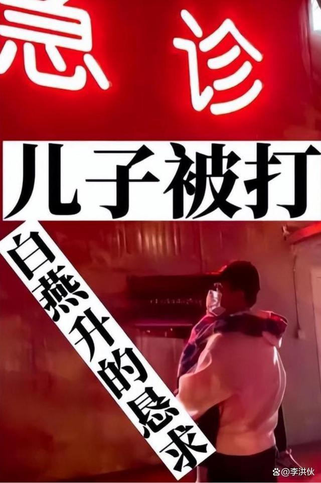 前央视主持人白燕升，7岁儿子被成年男子两次抱摔头部伤重