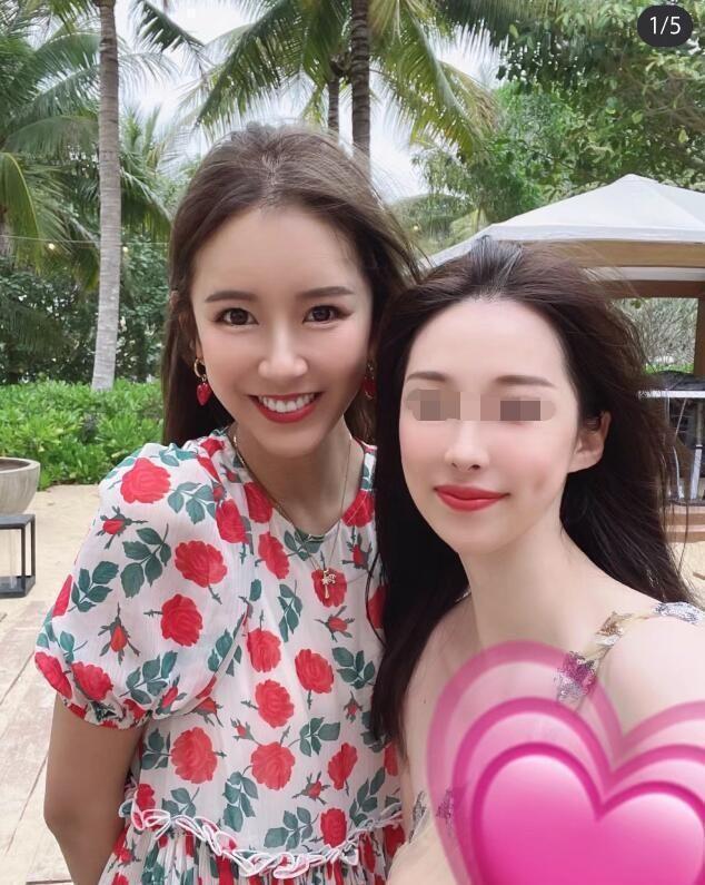 陈赫一家游迪士尼,张子萱浓妆艳抹,女儿皮肤黑