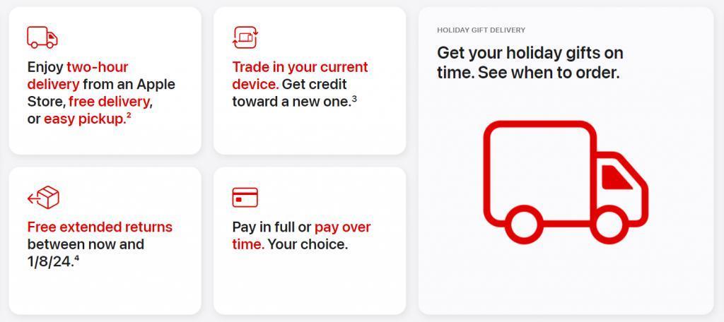 苹果推出“黑色星期五”和“网络星期一”促销活动