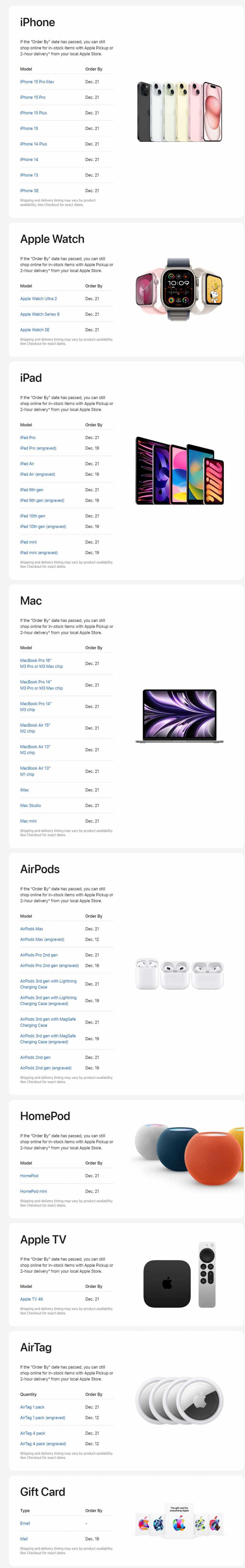 苹果推出“黑色星期五”和“网络星期一”促销活动
