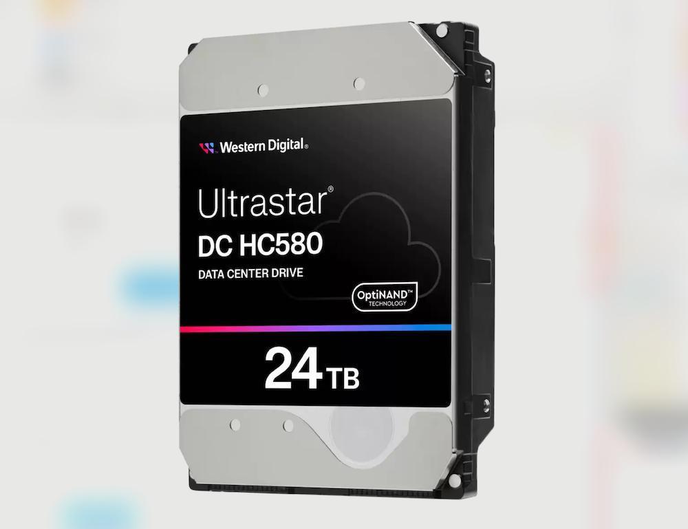西部数据 24TB Ultrastar DC HC580 机械硬盘即将上市