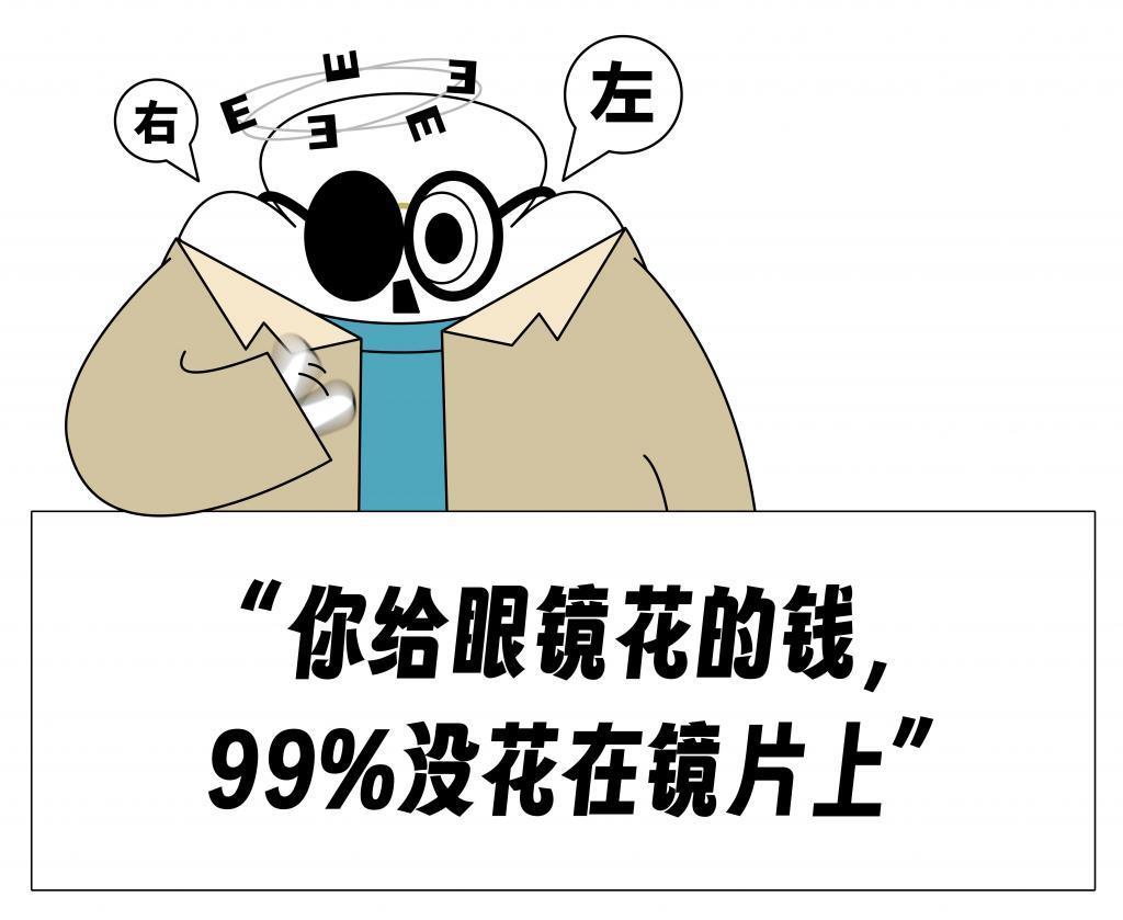 “花3块8在抖音配近视镜”，打工人就能扯下这个暴利行业的底裤吗？