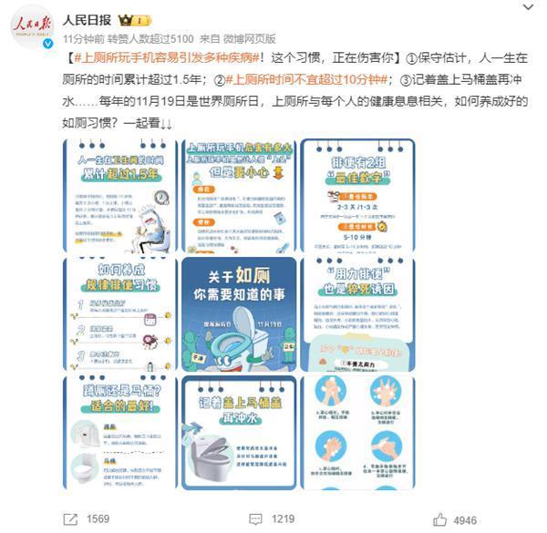 人一生在厕所时间累计超过1.5年引热议 比尔盖茨：自己最关注厕所创新