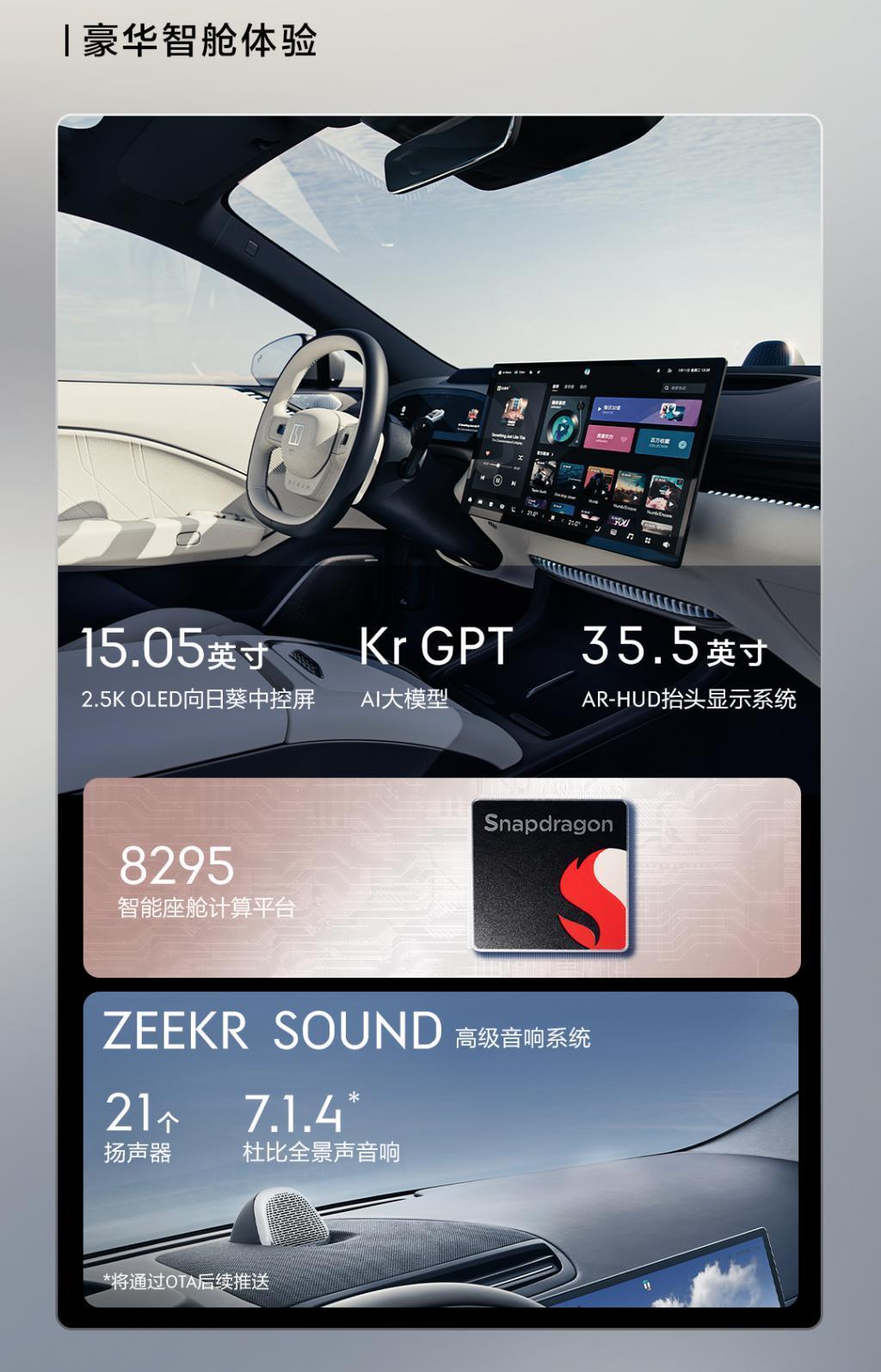 极氪 007 车型 48 小时预订量超 20000 台，预售 22.49 万元起