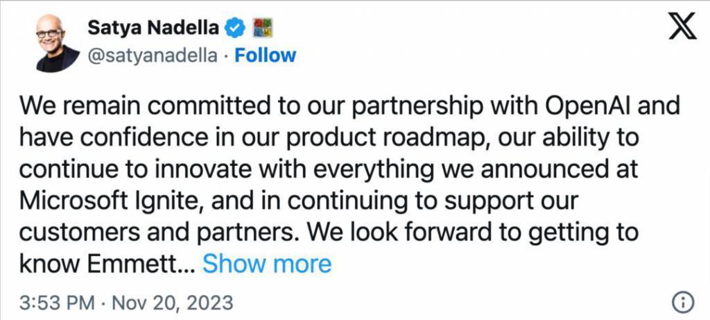 OpenAI“政变”最新反转:微软搅局、伊利亚反水、奥特曼大概率回归