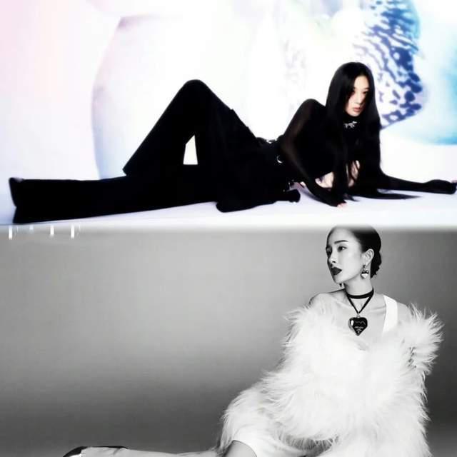 杨紫穿蓝血高奢登杂志 被嘲时尚绝缘体撞脸杨幂