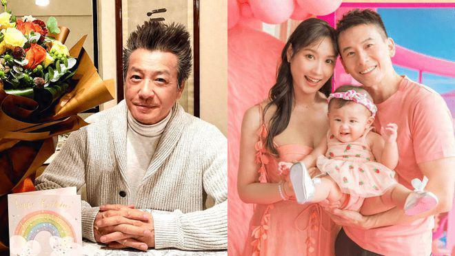 75岁石修晒全家福庆生超冻龄 11个月大孙女抢镜