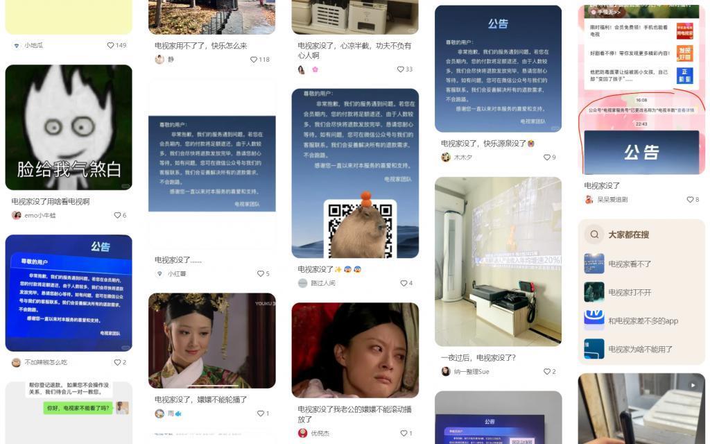 一个“盗版电视”APP没了，网友们悲痛欲绝。