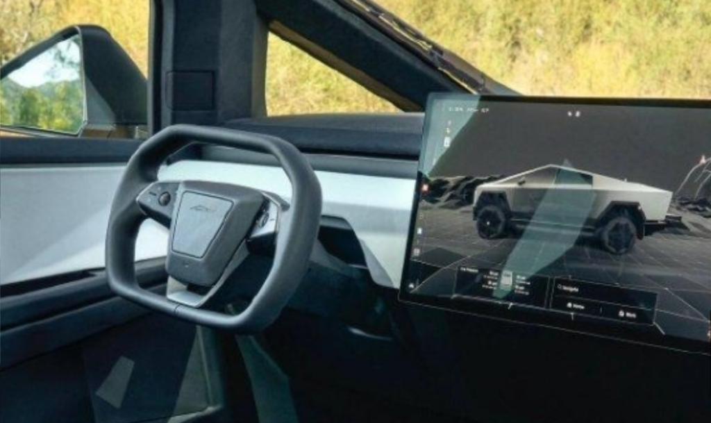 特斯拉Cybertruck内饰曝光：惊喜感有，但不多