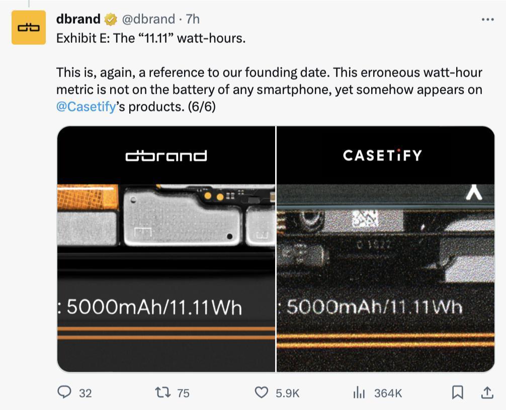 抄作业把名字也抄上了，手机壳制造商Casetify被Dbrand起诉侵权