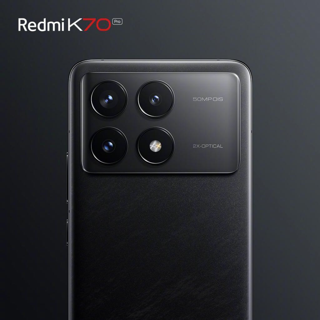 小米Redmi K70 Pro手机外观预热：后盖上方采用1.3mm高透玻璃