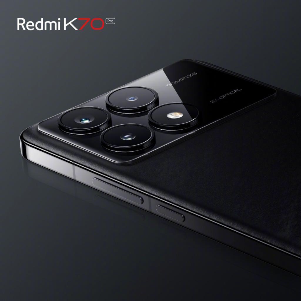 小米Redmi K70 Pro手机外观预热：后盖上方采用1.3mm高透玻璃