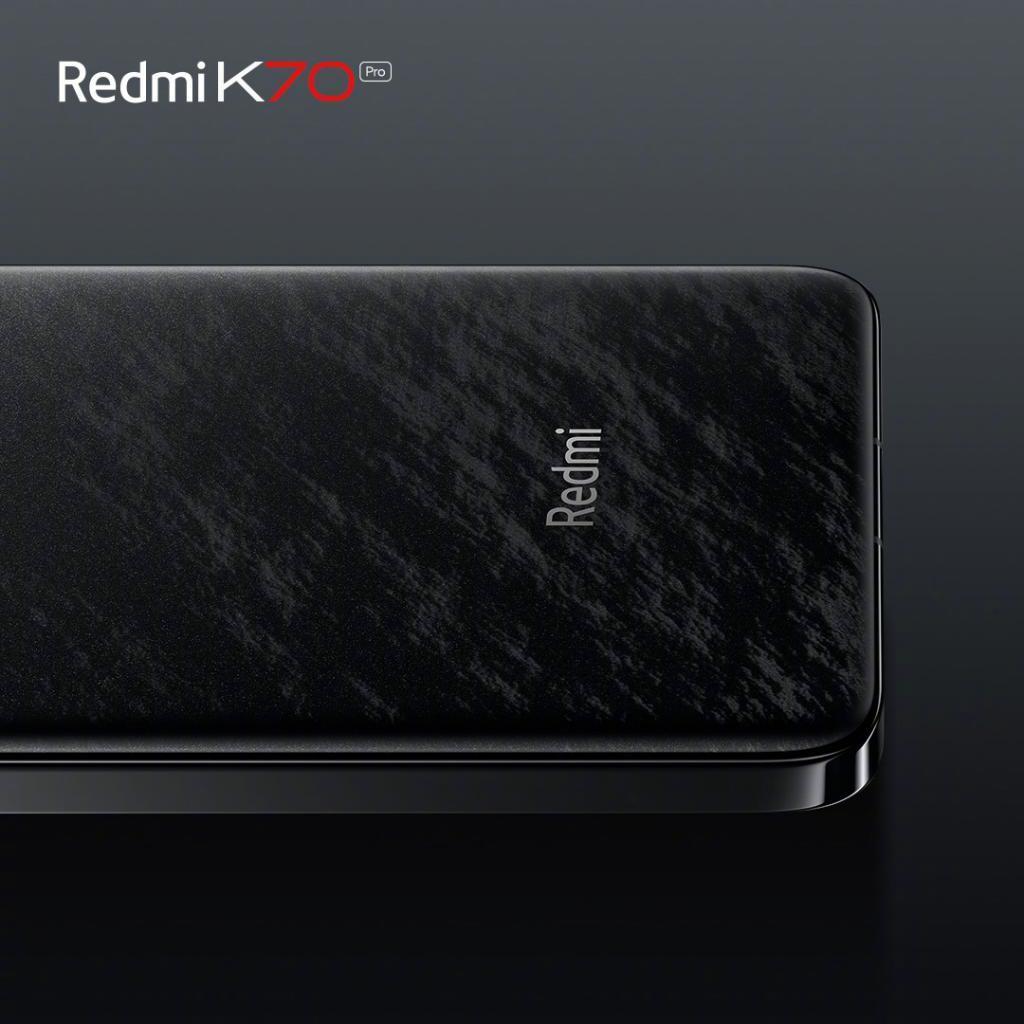 小米Redmi K70 Pro手机外观预热：后盖上方采用1.3mm高透玻璃