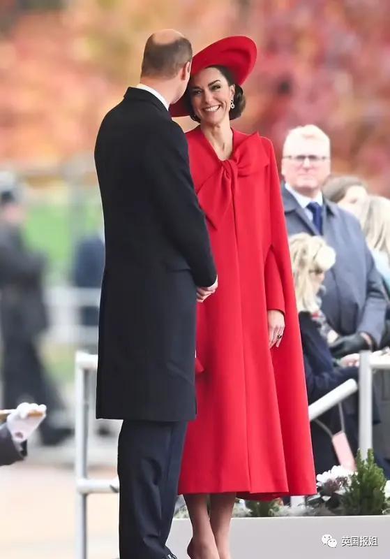 英王室为韩总统办奢华国宴！最抢镜的是凯特王妃的红衣美腿
