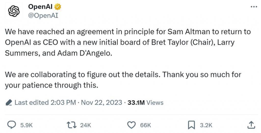 一封信导致Sam Altman被开除？神秘「Q*」项目曝光，进化令人震惊
