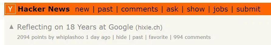 留给谷歌的时间不多了：18年老员工辞职炮轰领导层